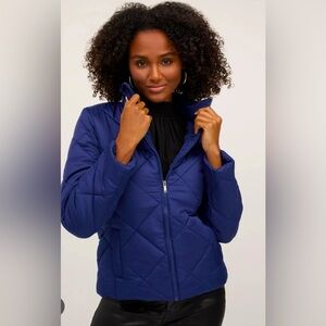 Diamond-Quilted Puffer Jacket | New York & Company
